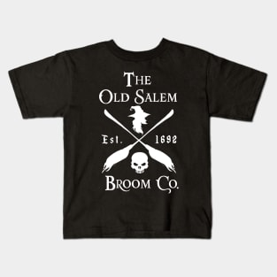 The Old Salem Broom Co Est 1962 Sign Halloween Kids T-Shirt